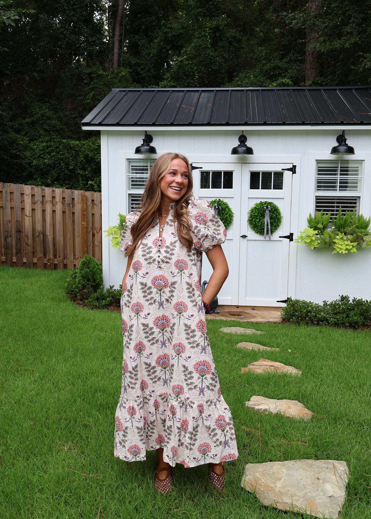 Hadley Floral Midi Dress