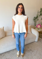 Soft Structure Sleeveless Top