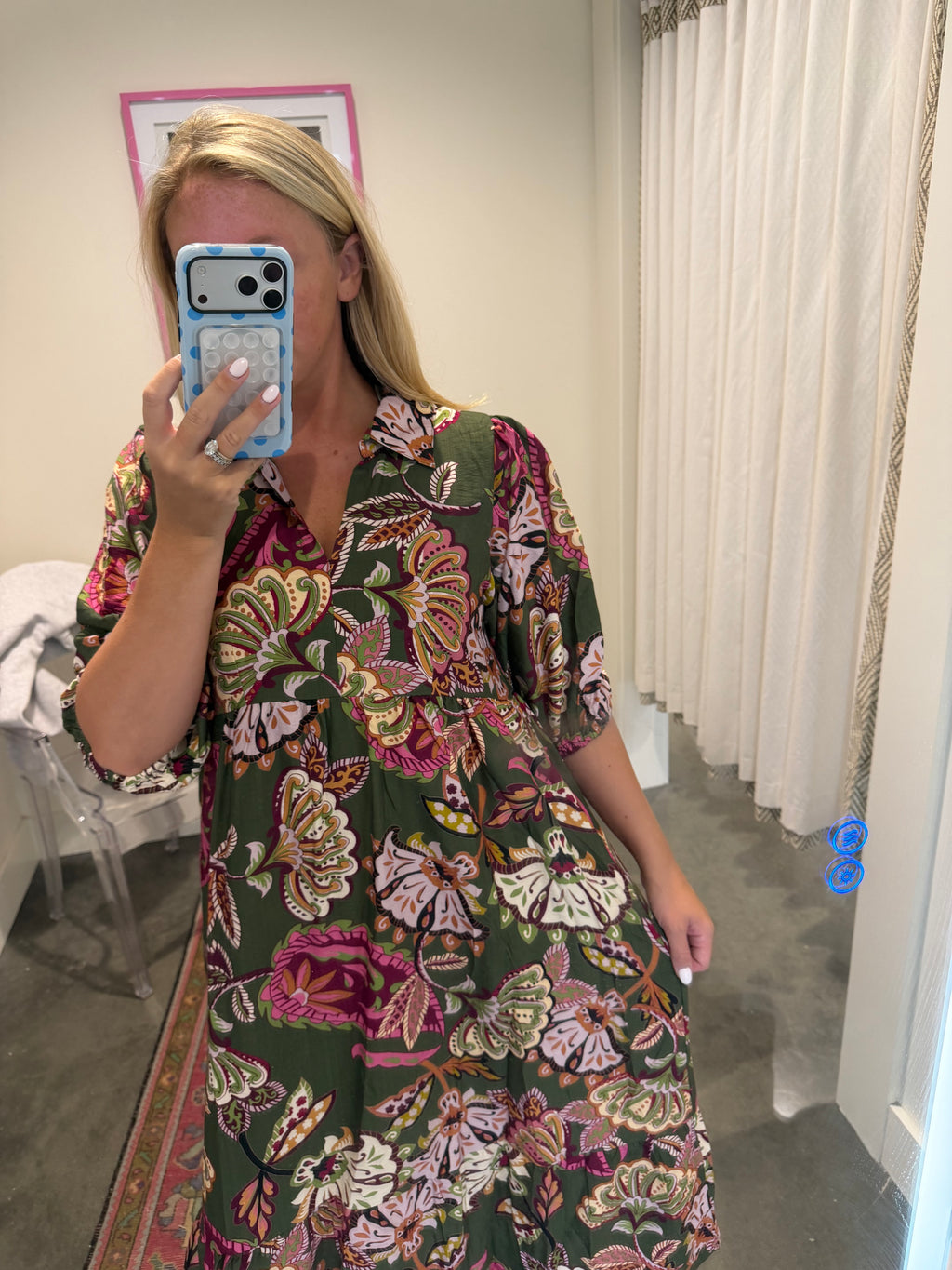 Alice Paisley Midi Dress