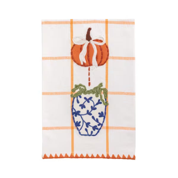 Appliqué Topiary Towel