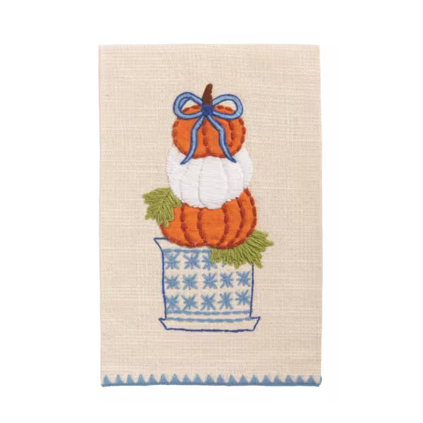 Appliqué Topiary Towel