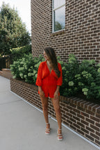 Ellington V-Neck Pleated Top