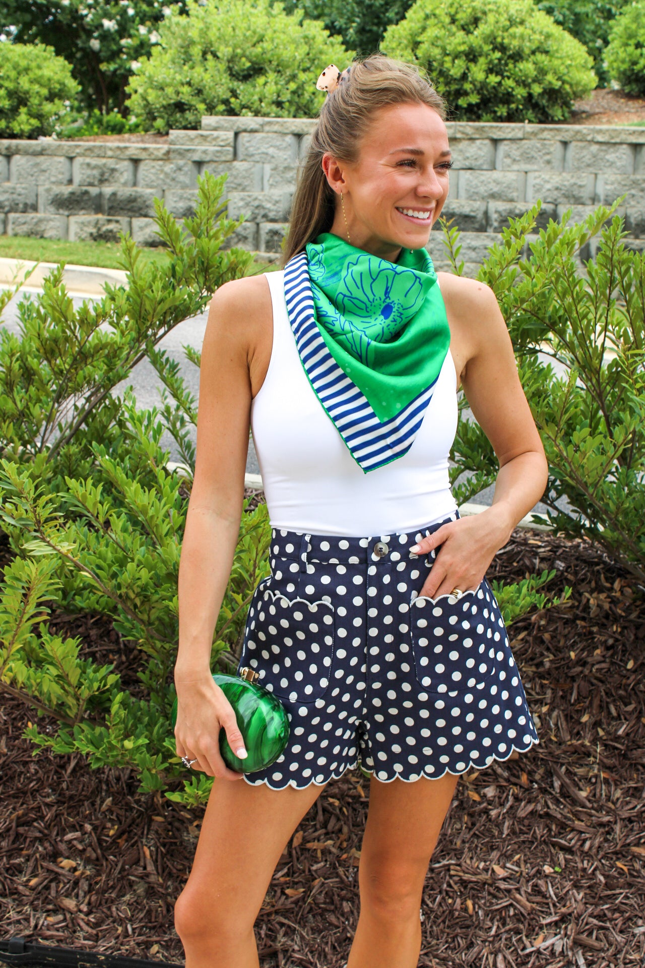 Twilight Charm Scallop Shorts