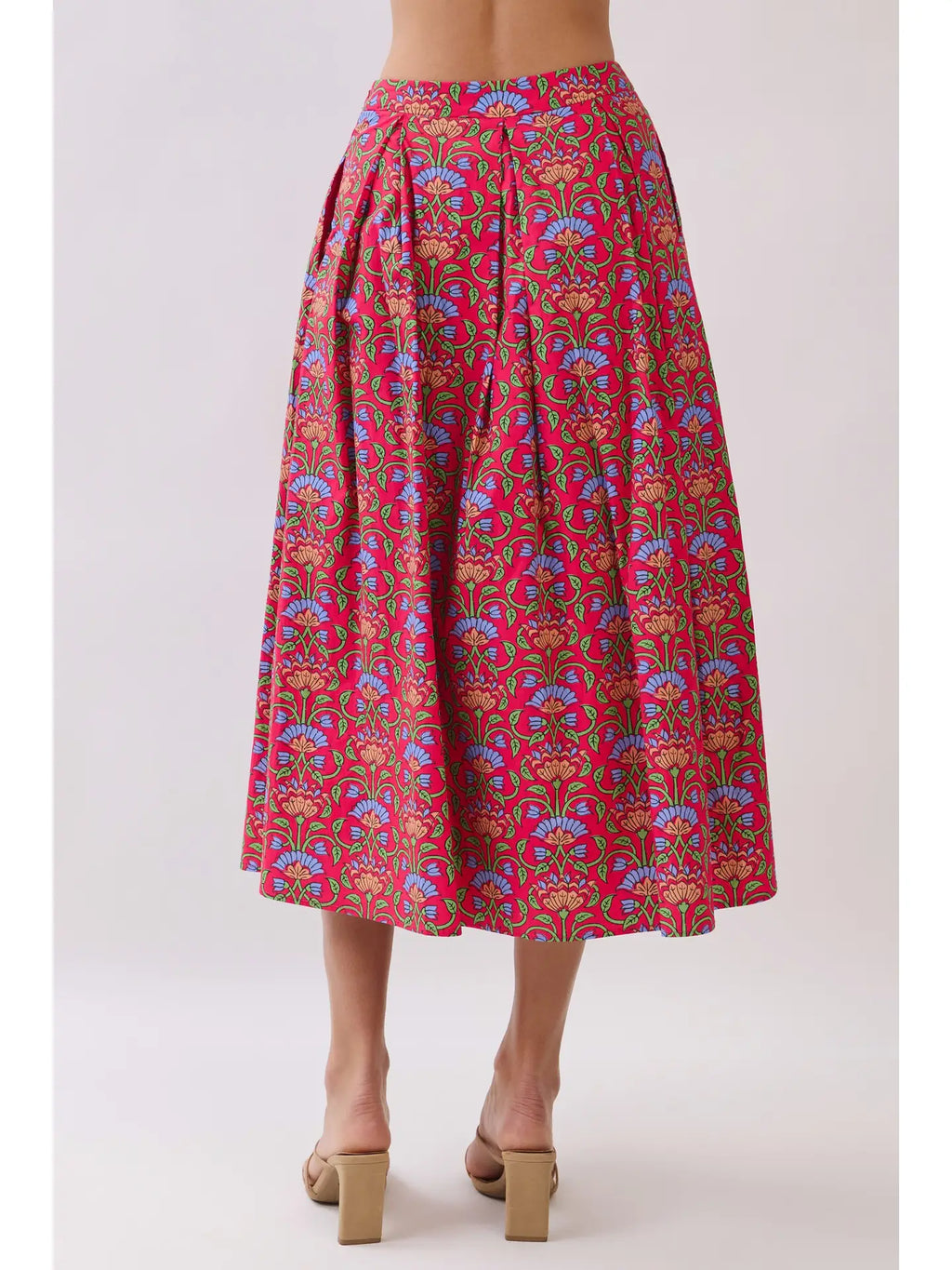 Farah Floral Midi Skirt