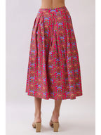Farah Floral Midi Skirt