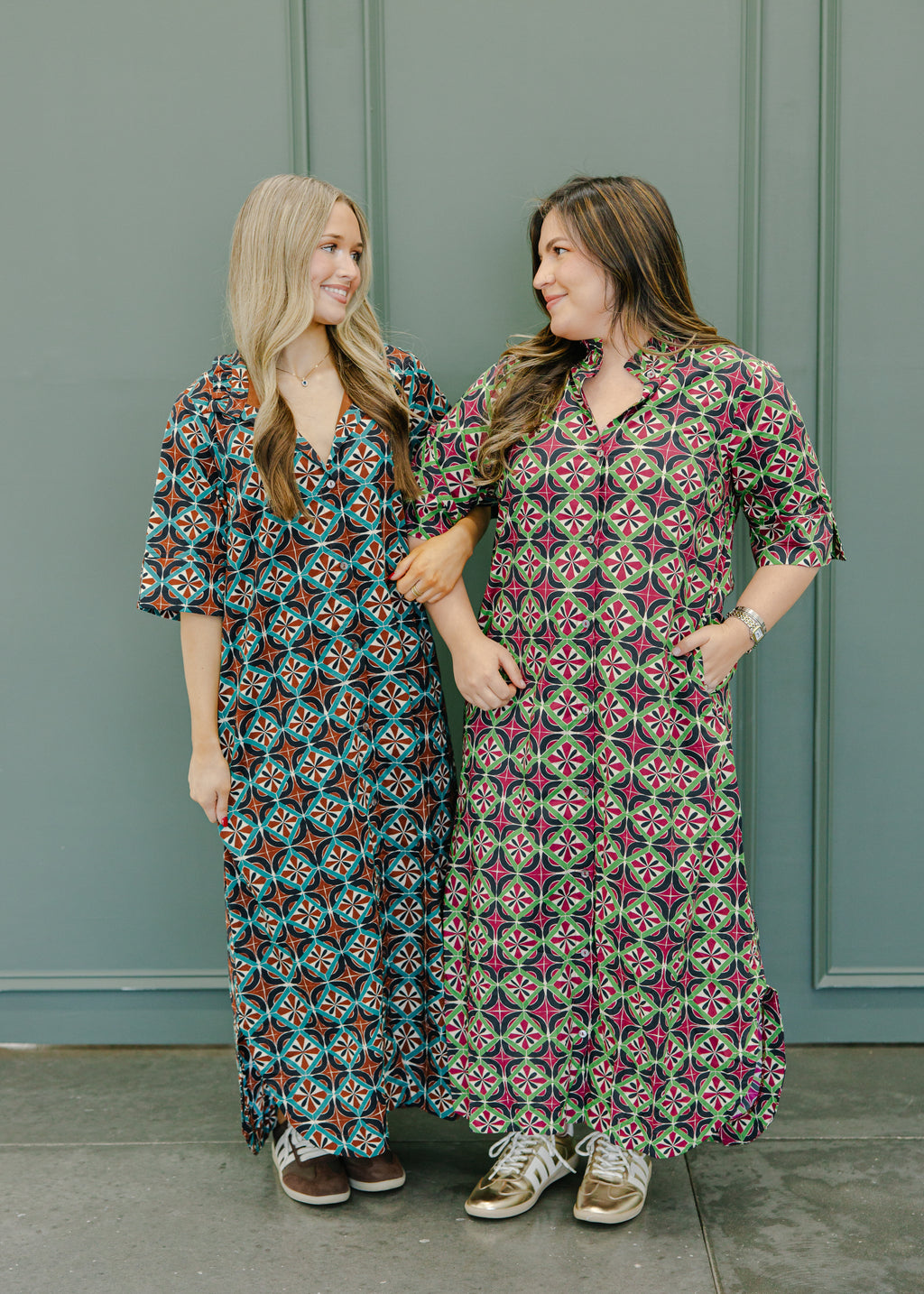 Lattice Bloom Midi Dress