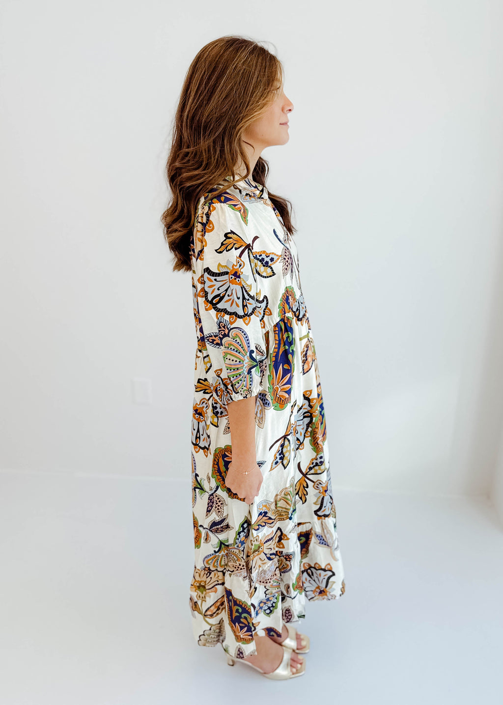 Alice Paisley Midi Dress