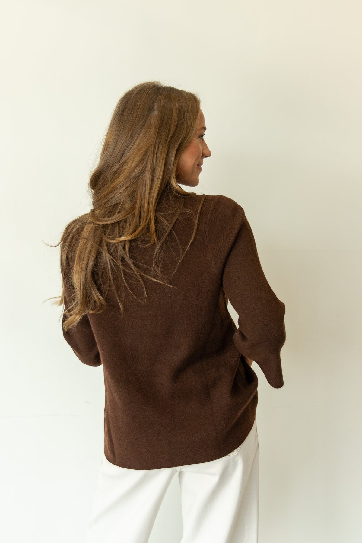 Mia Mock Neck Sweater Top