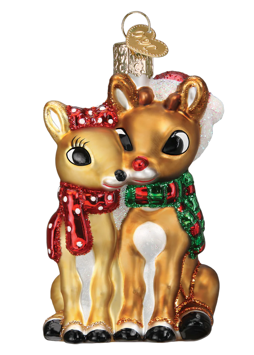 Rudolph And Clarice Ornament