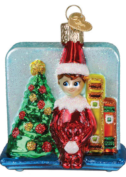Scout Elf Storytime Ornament