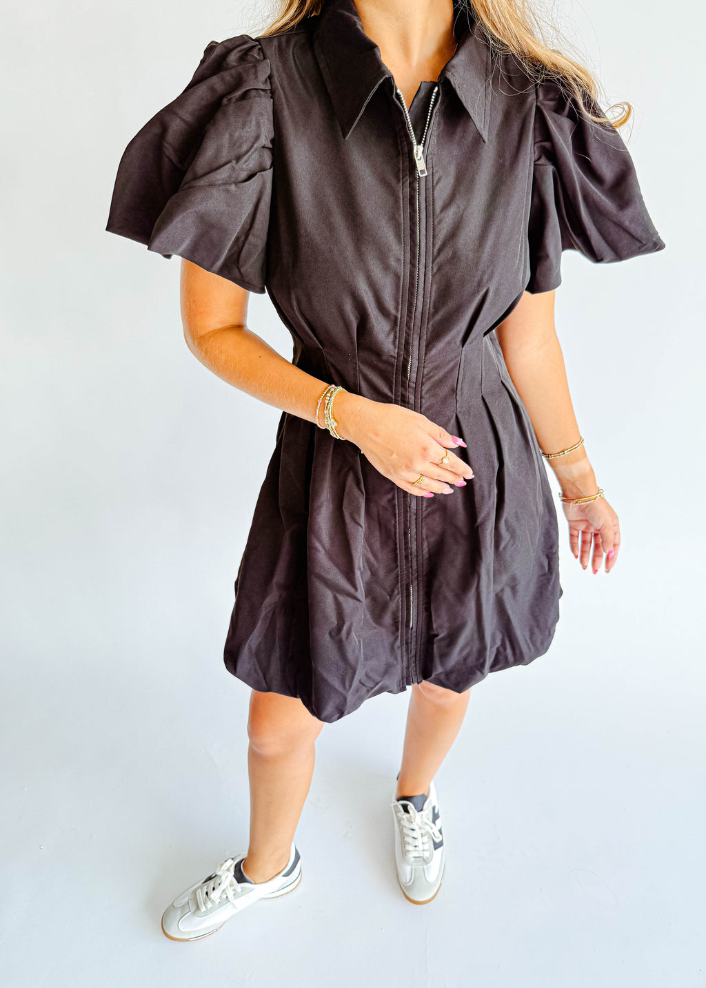 Katie Zip Up Mini Dress