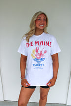 The Maine Market Oversized Graphic Tee