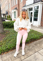 Janelle Contrast Waist Leggings