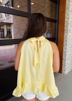 Savannah Halter Swing Top