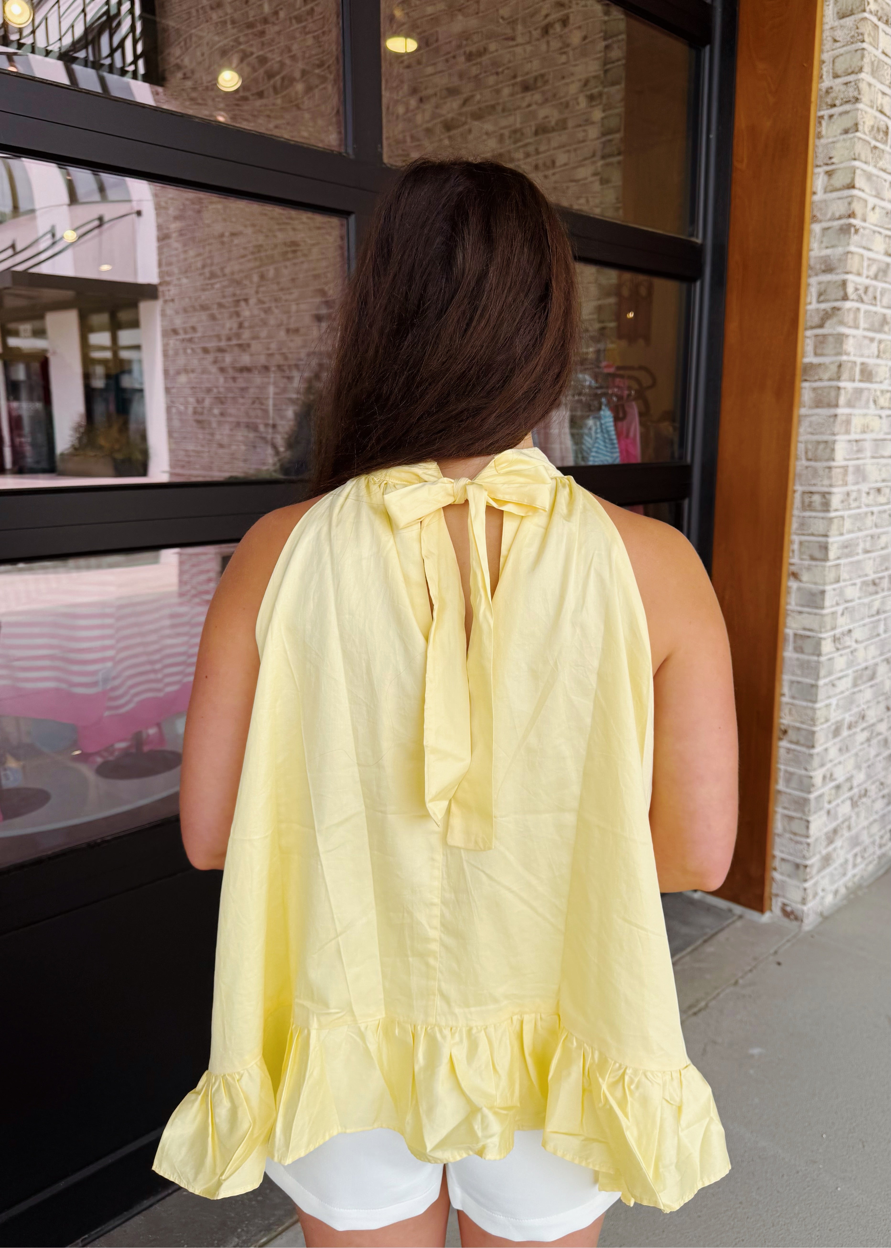 Savannah Halter Swing Top