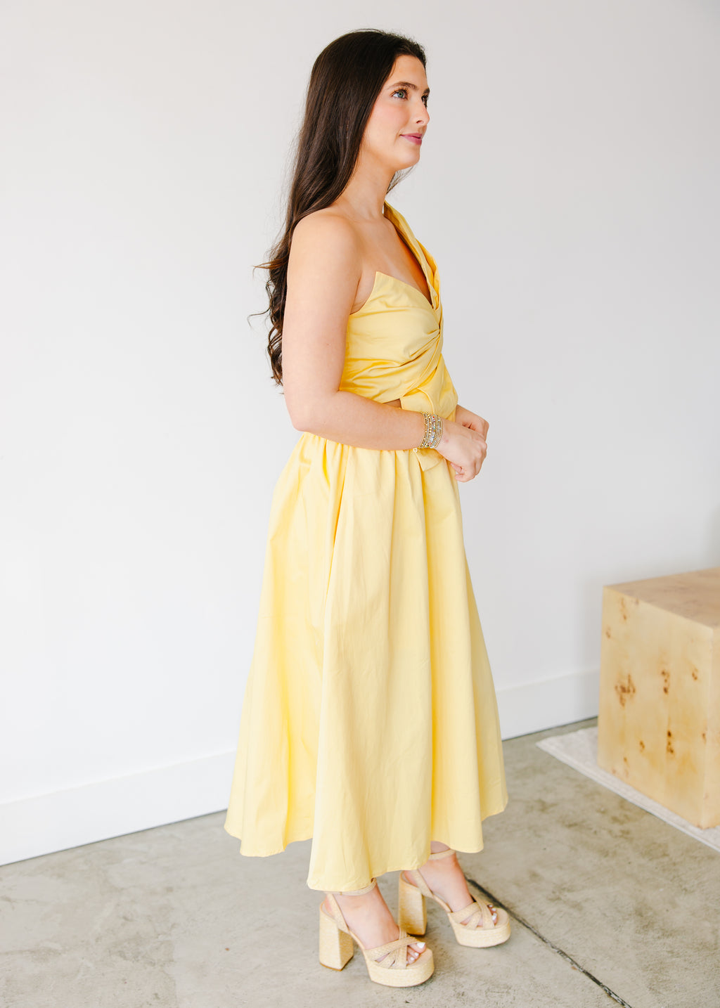 Shayla One-Shoulder Cutout Dress