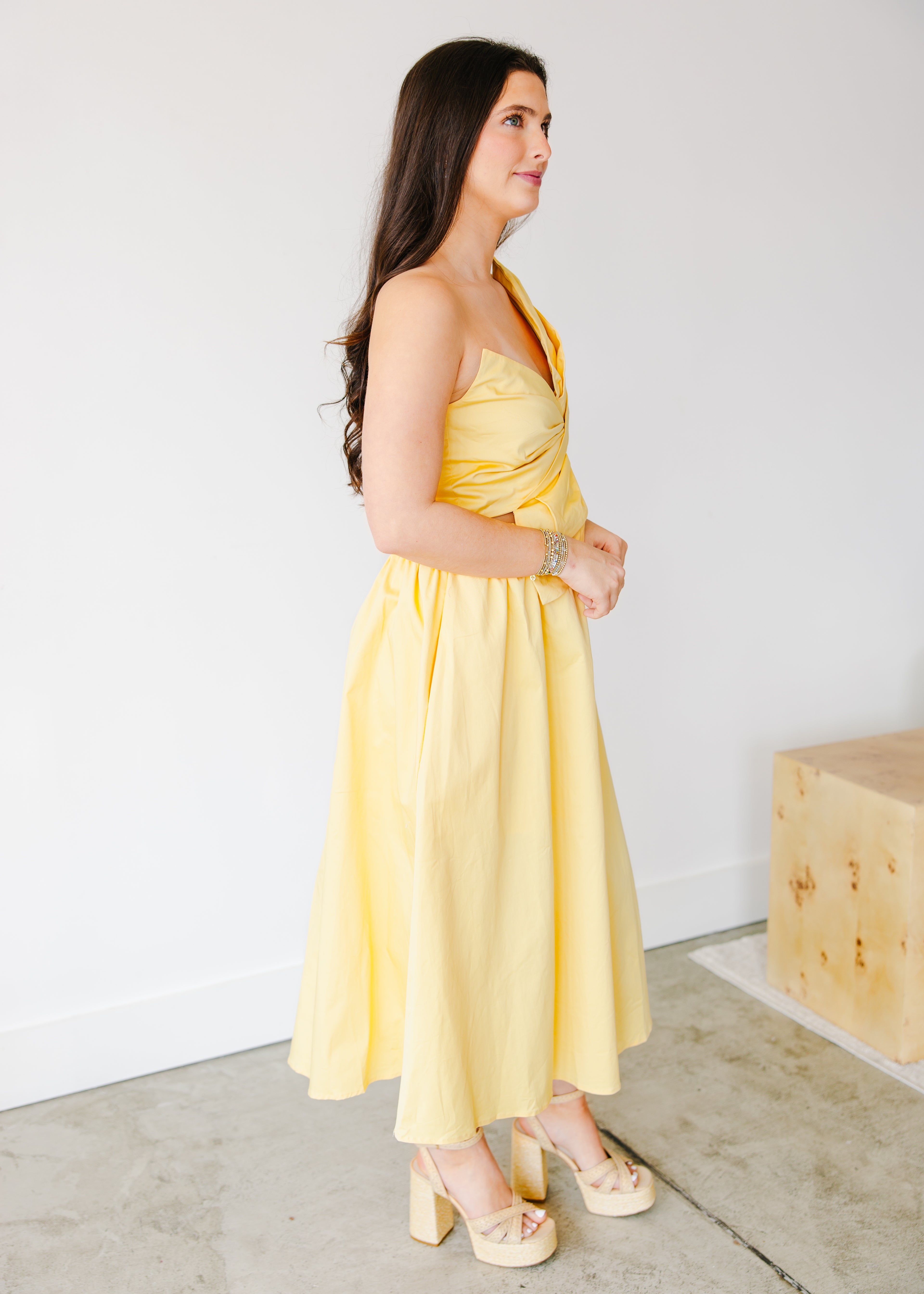 Shayla One-Shoulder Cutout Dress