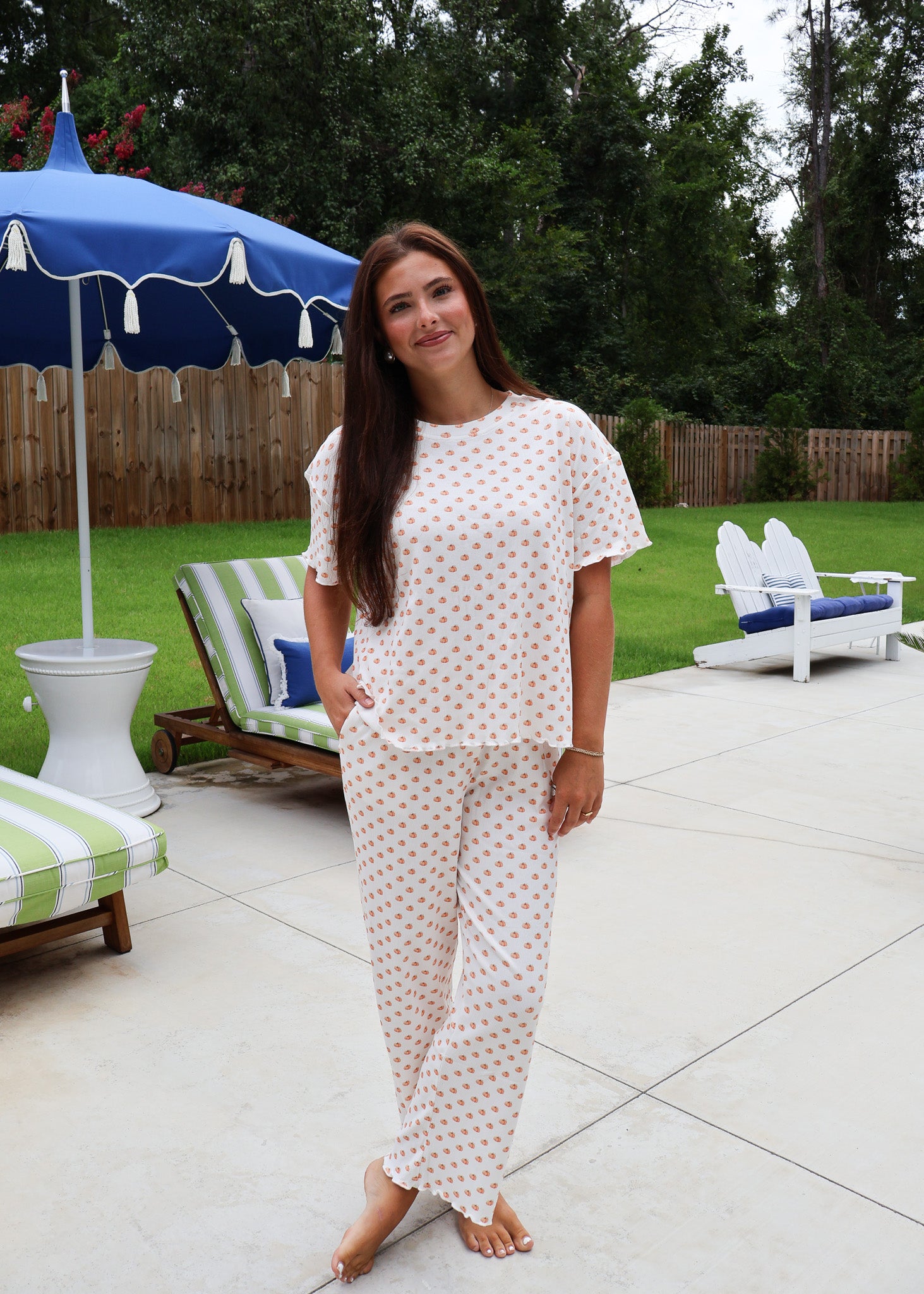 Pumpkin Pajama Pants