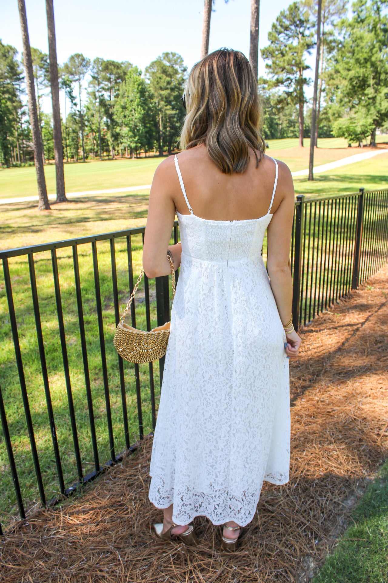 Waverly Lace Midi Dress