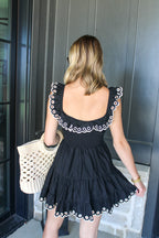 Calla Scallop Mini Dress