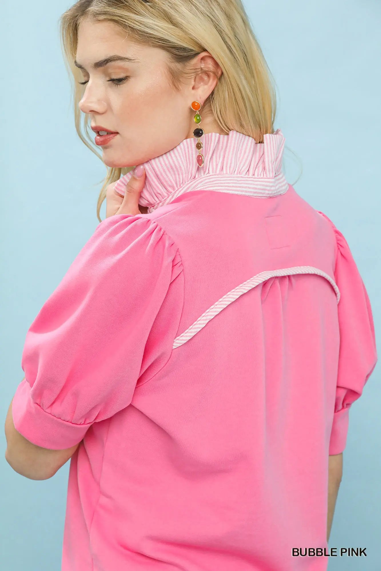 Sloan Ruffle Neck Blouse