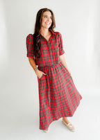 Nadine Plaid Crop Top