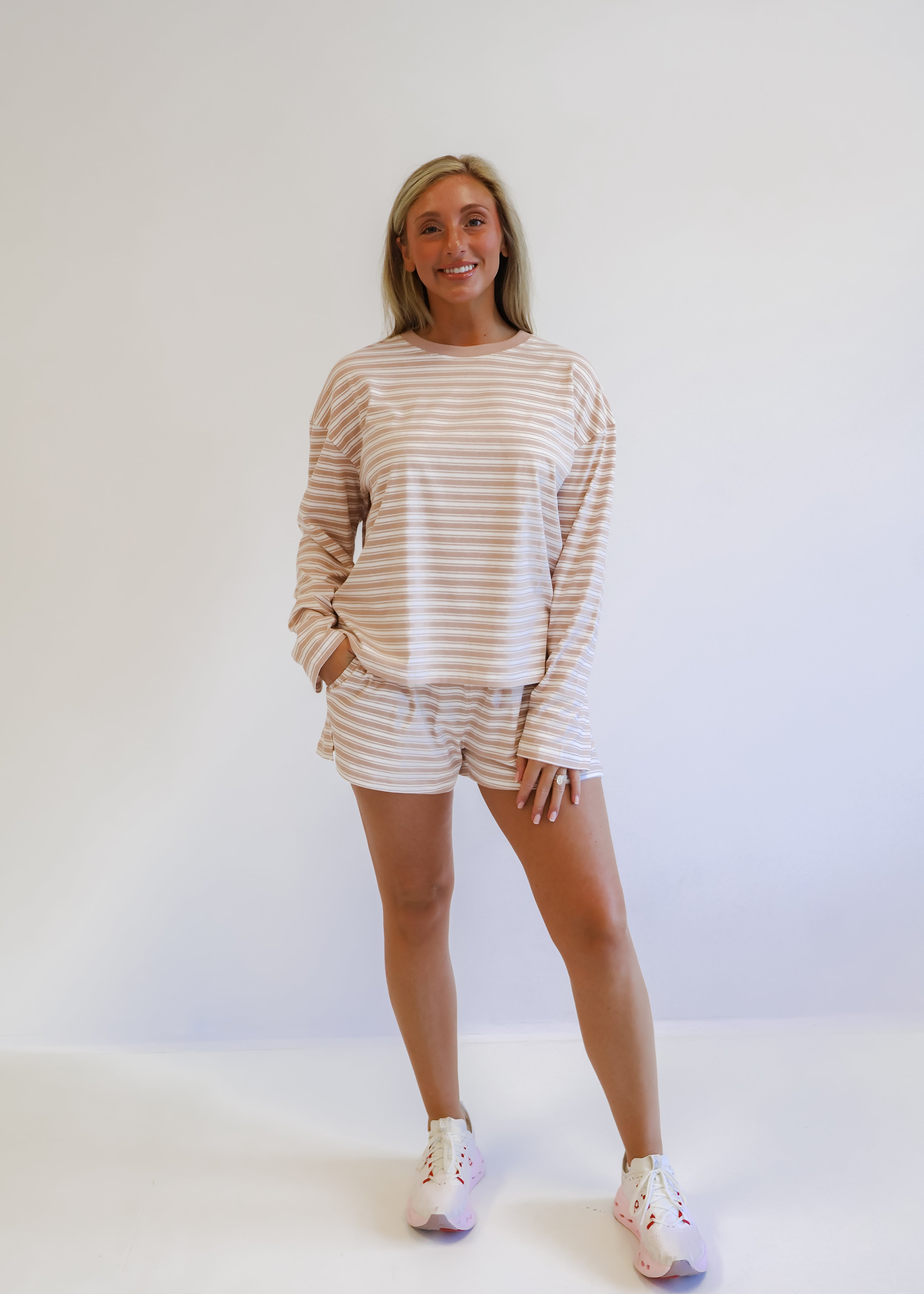 Billie Striped Long Sleeve Top