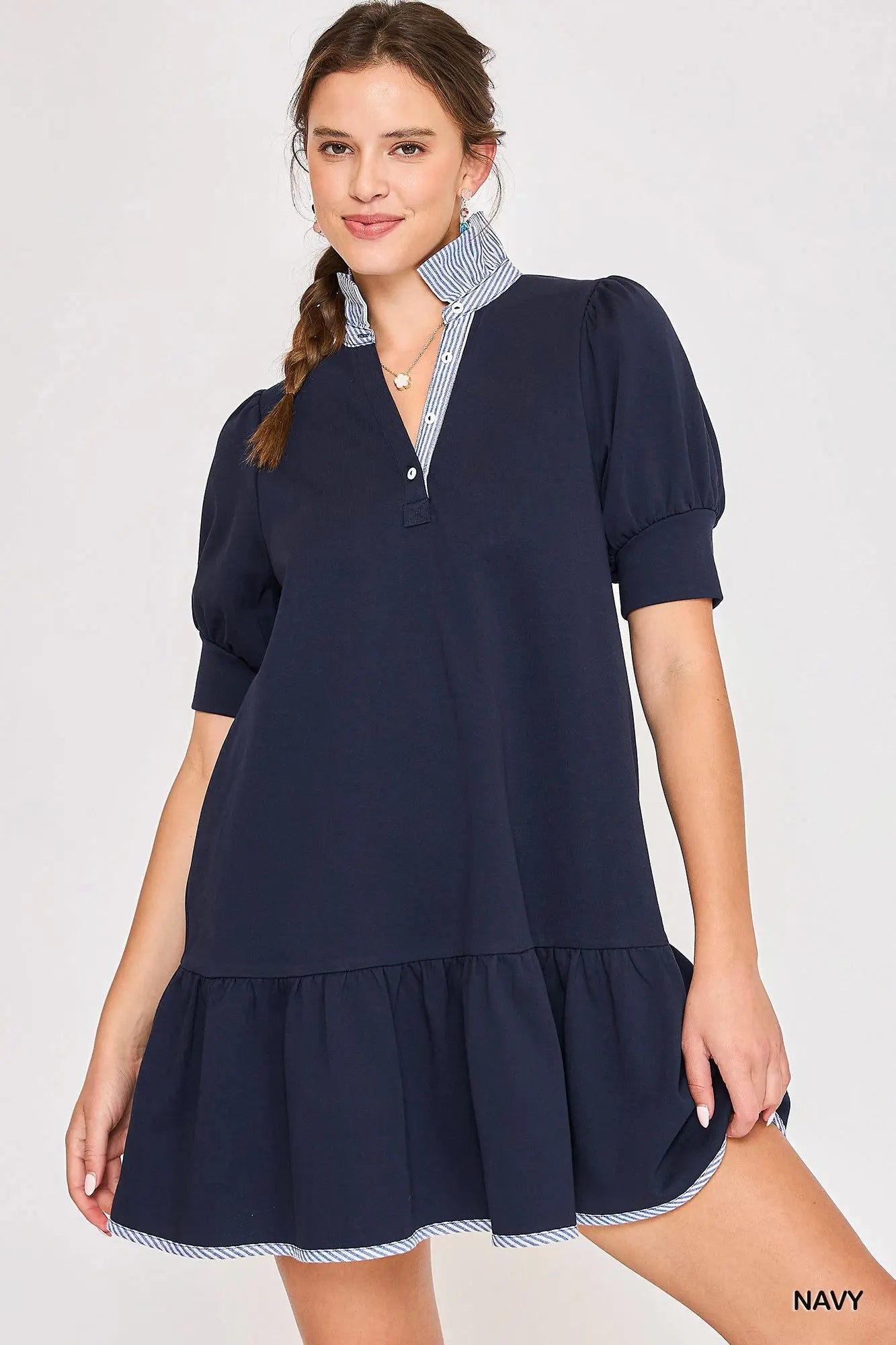 Harper Stripe Mini Dress