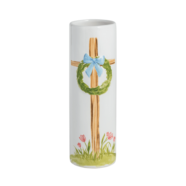 Bow Cross Bud Vase