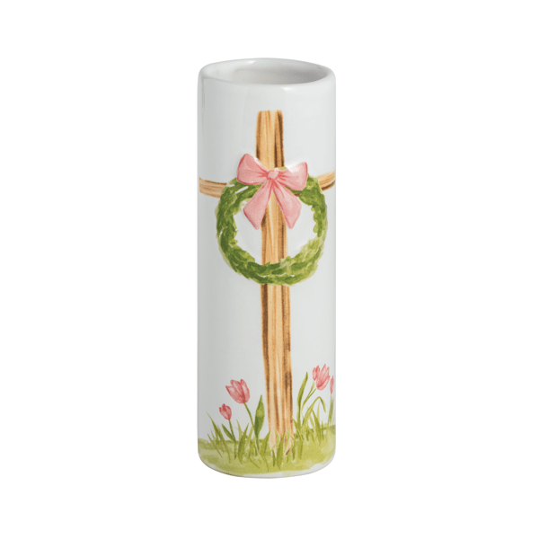 Bow Cross Bud Vase