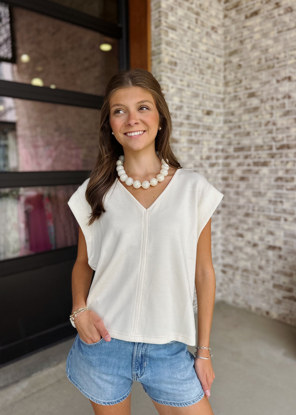 Everyday V Neck Classic Top