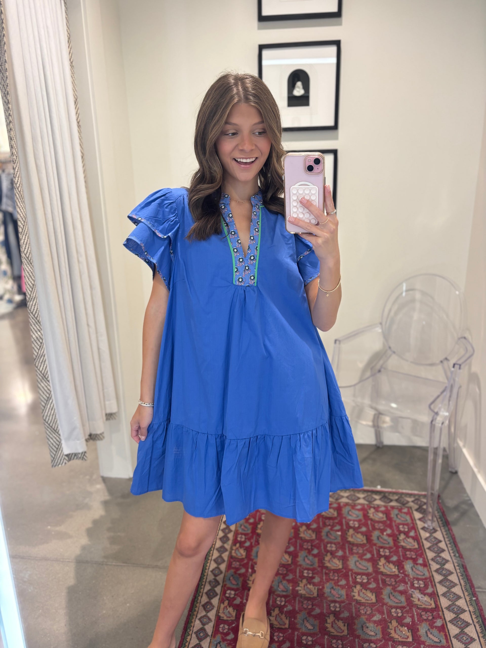 Summer Fun Mini Dress Blue / M