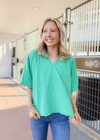 Floria V-neck Top