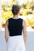 Aisha V-Neck Crop Tank