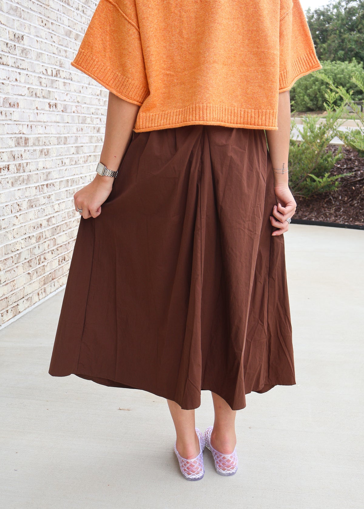 Carlisle Wrap Pleated Skirt