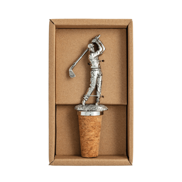 Golf Metal Bottle Stopper