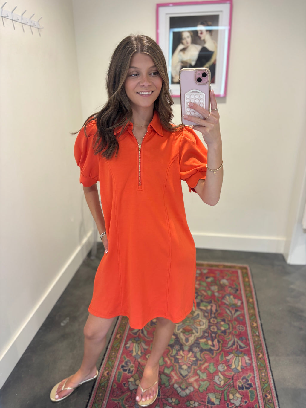 Thalia Puff Sleeve Mini Dress