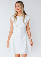 Savannah Ruched Waist Mini Dress