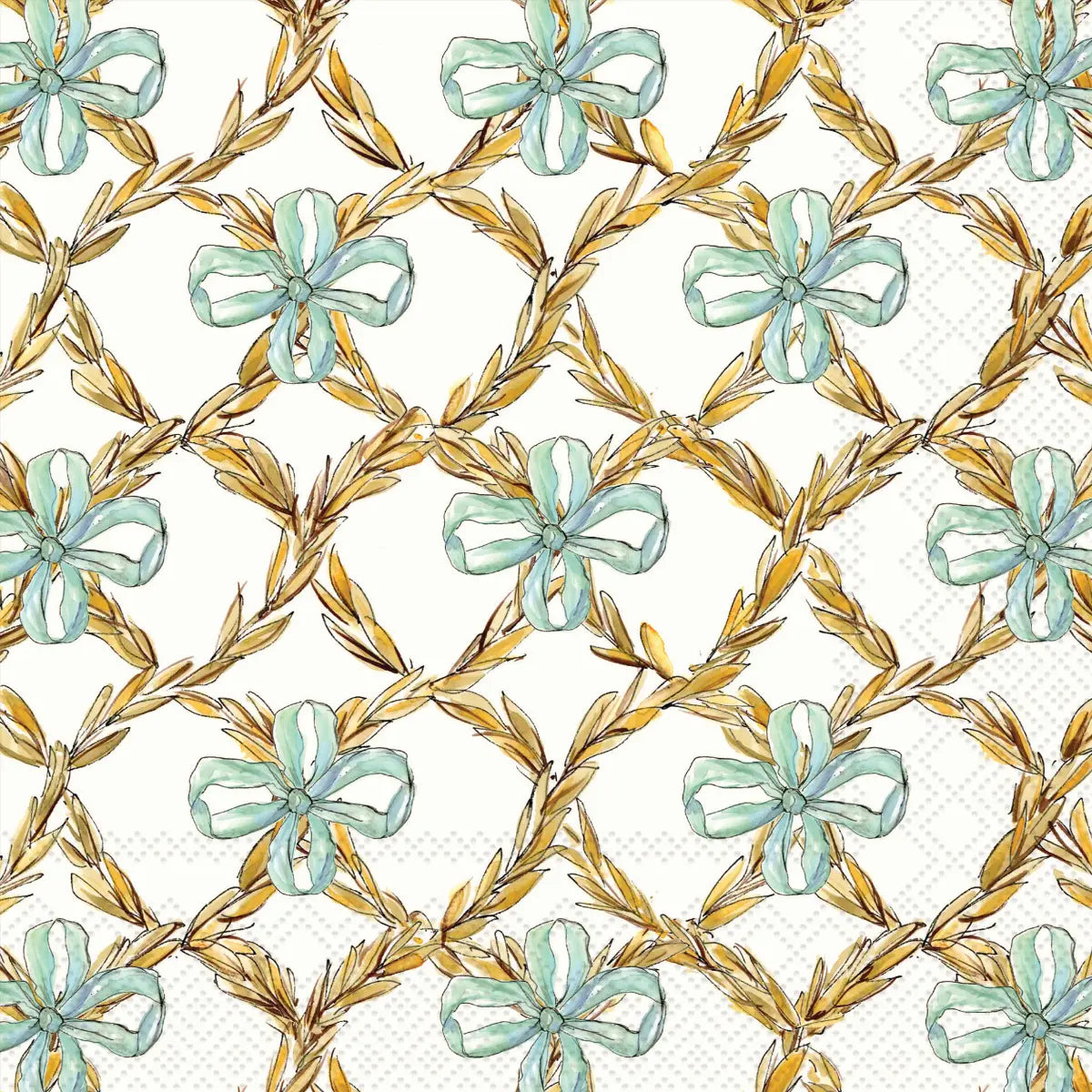 Paper Lunch Napkin Pack of 20 Whimsical Wheat Fall