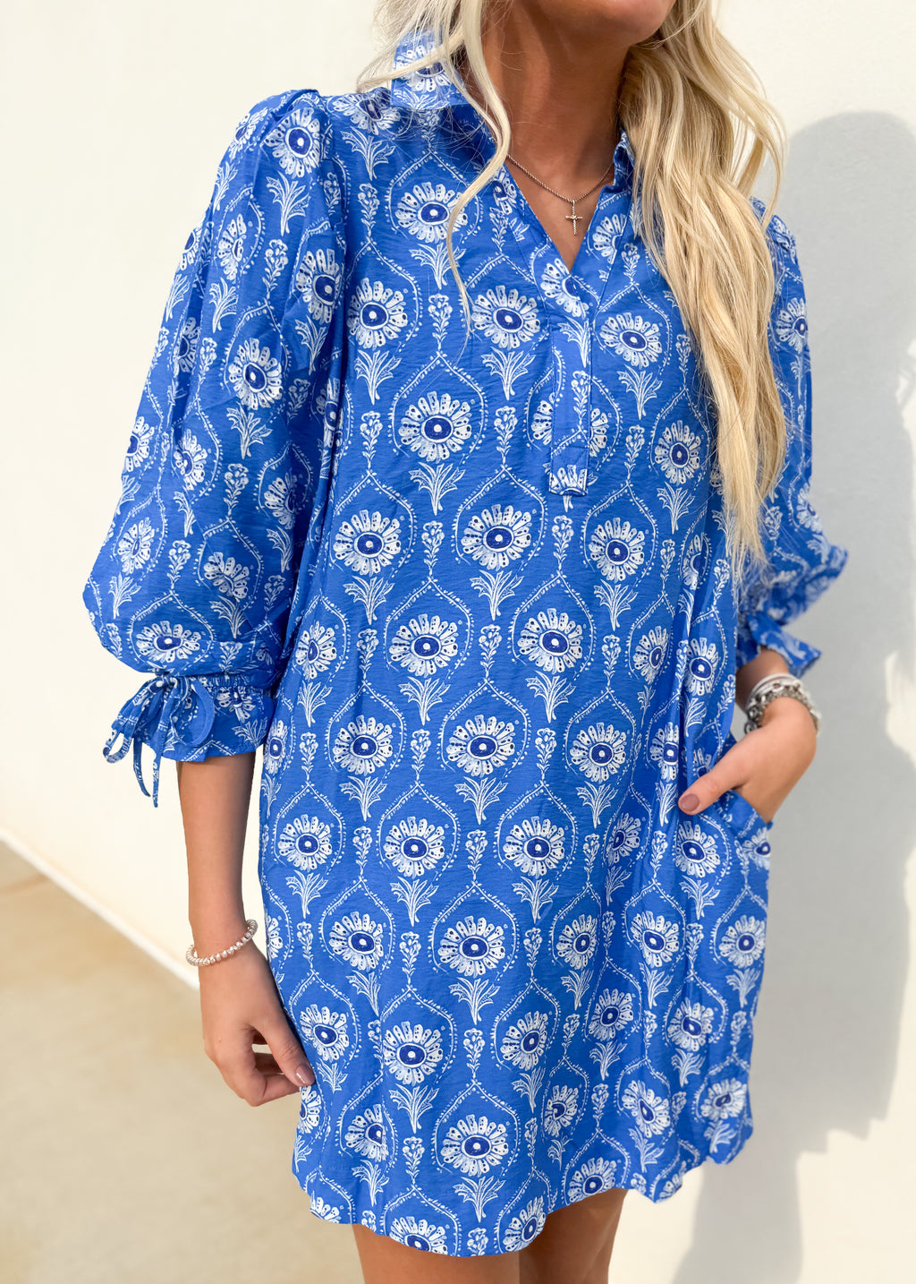 Naomi Relaxed Sleeve Mini Dress