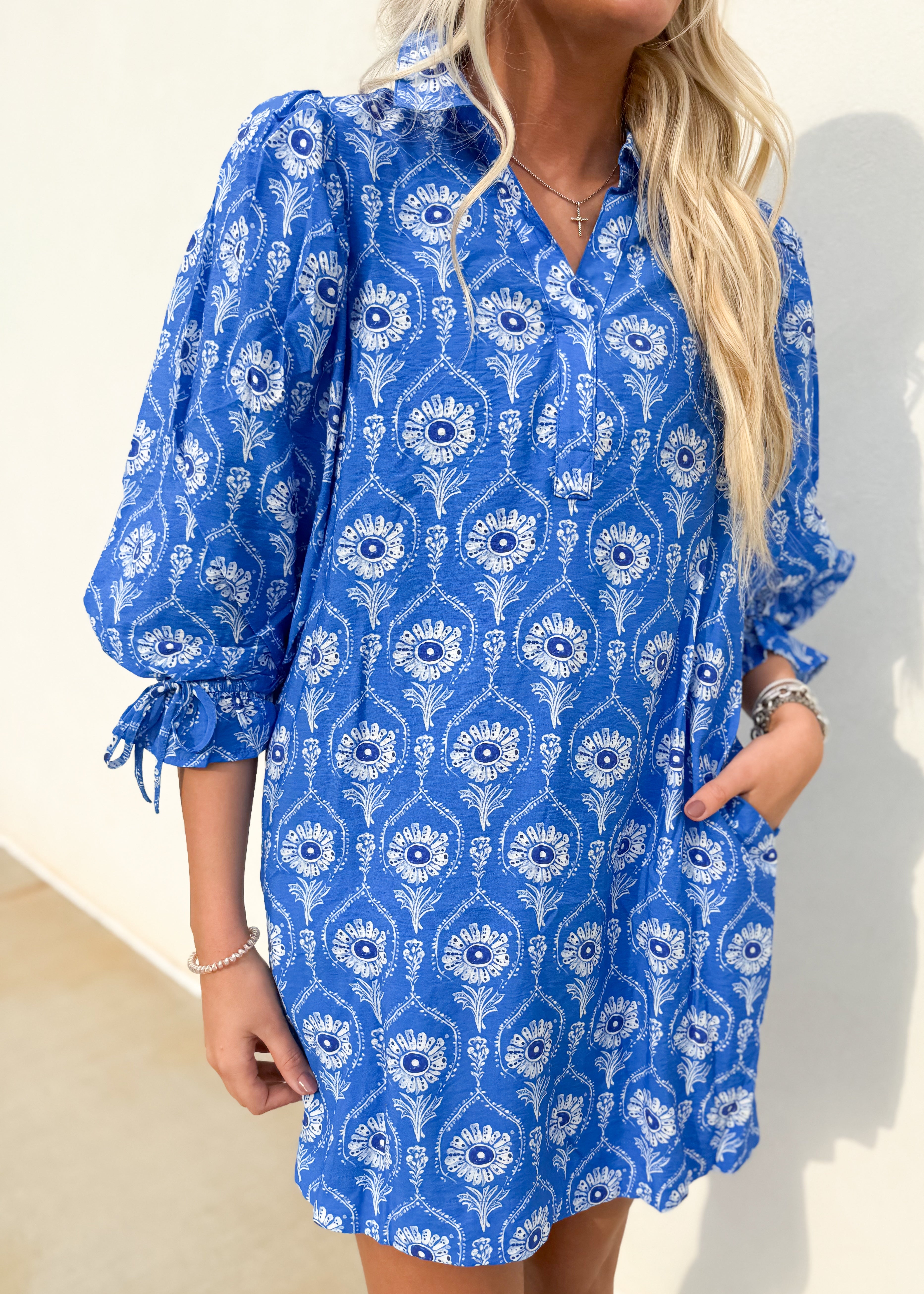 Naomi Relaxed Sleeve Mini Dress