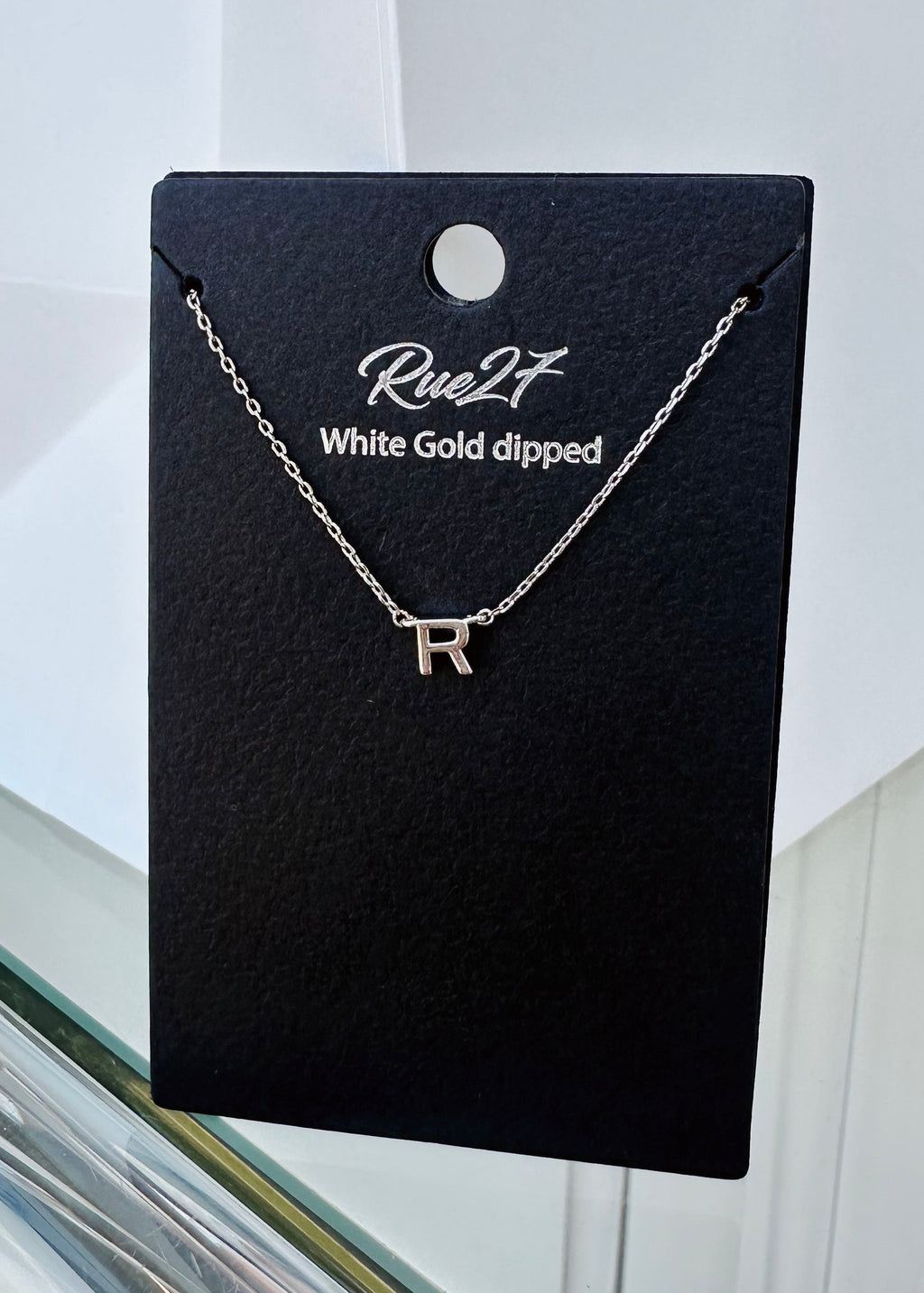 Initial Gold Dipped Necklace
