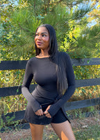 Jane Tie-Front Mini Dress