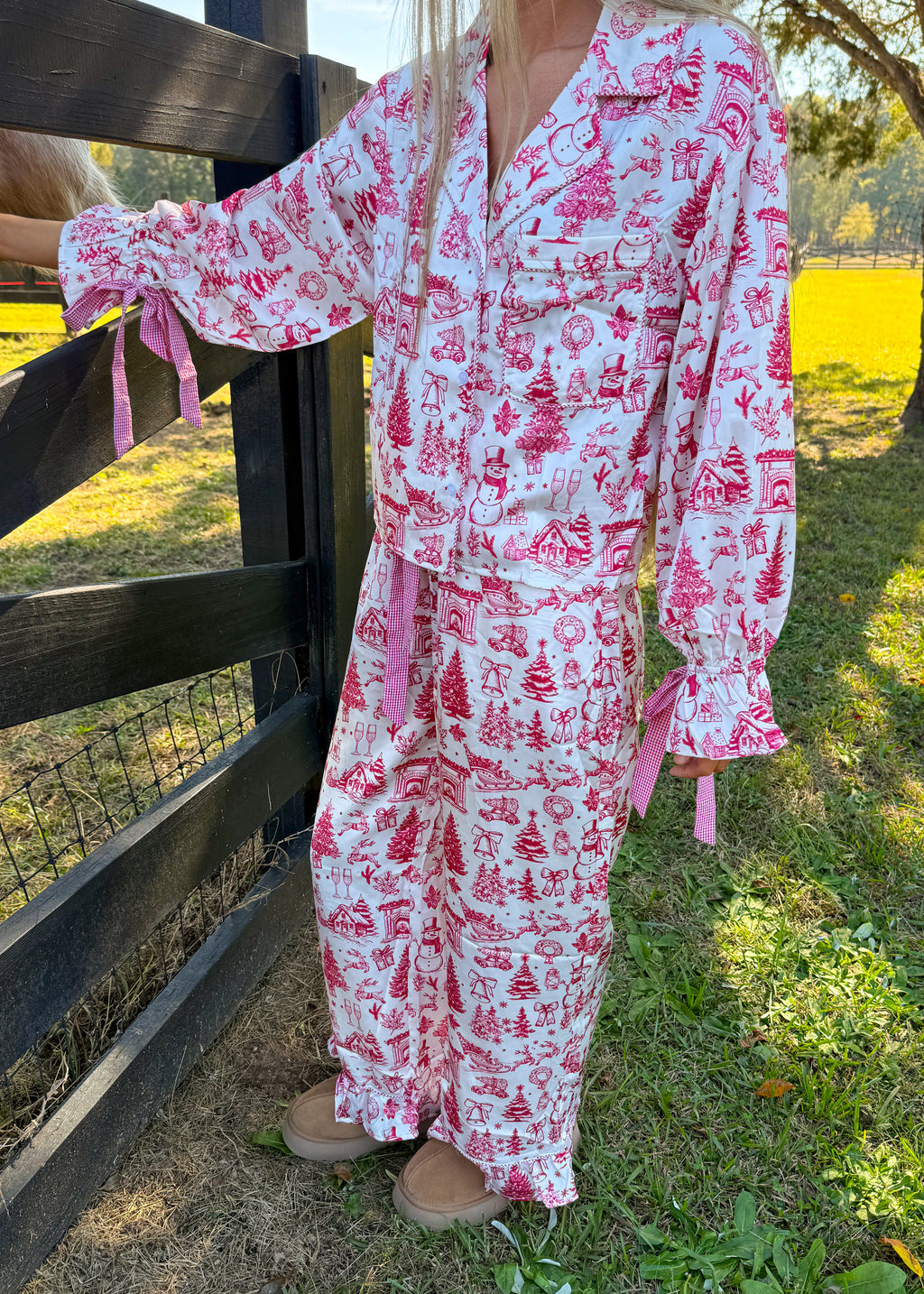 Holiday Icons Pajama Set