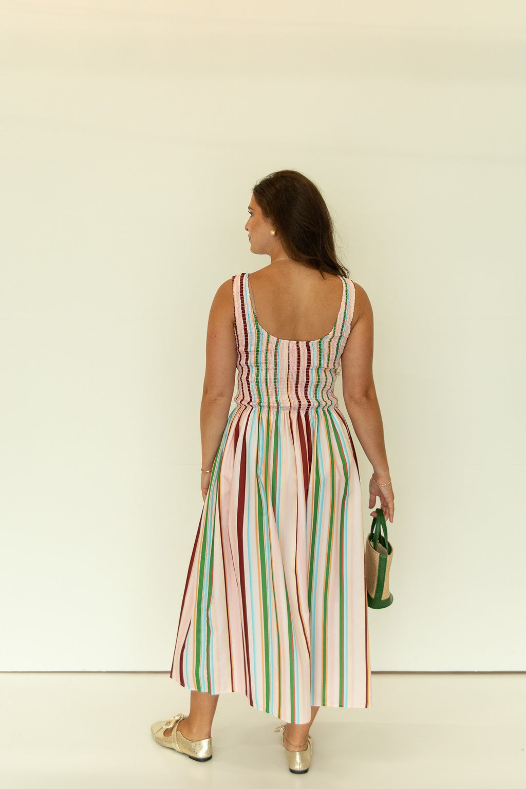 Blossom Smocked Midi Dress