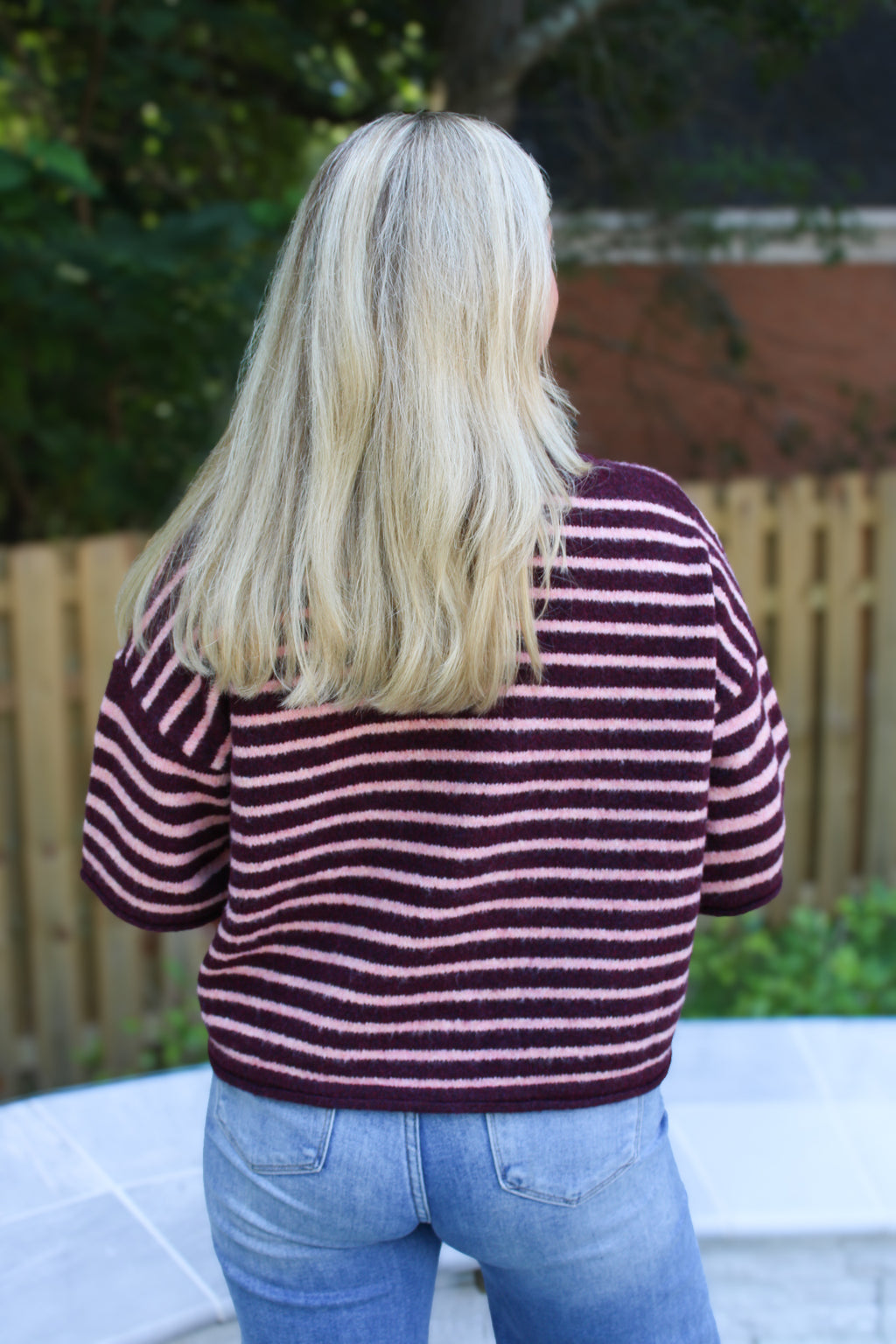 Merritt Striped Knit Top
