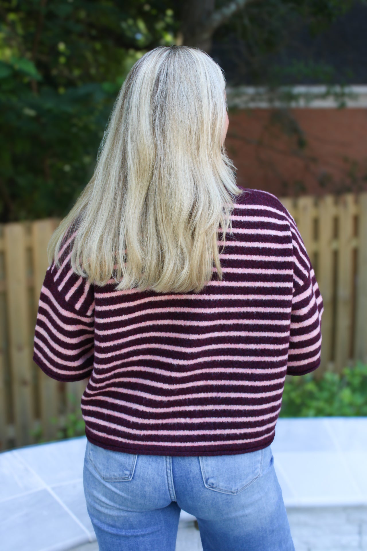 Merritt Striped Knit Top