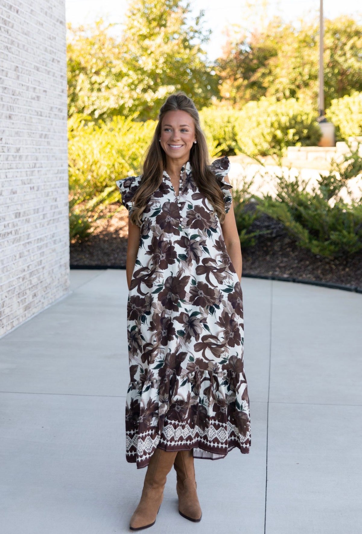 Rosalind Floral Midi Dress