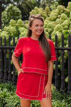 Colette Contrast Trim Blouse