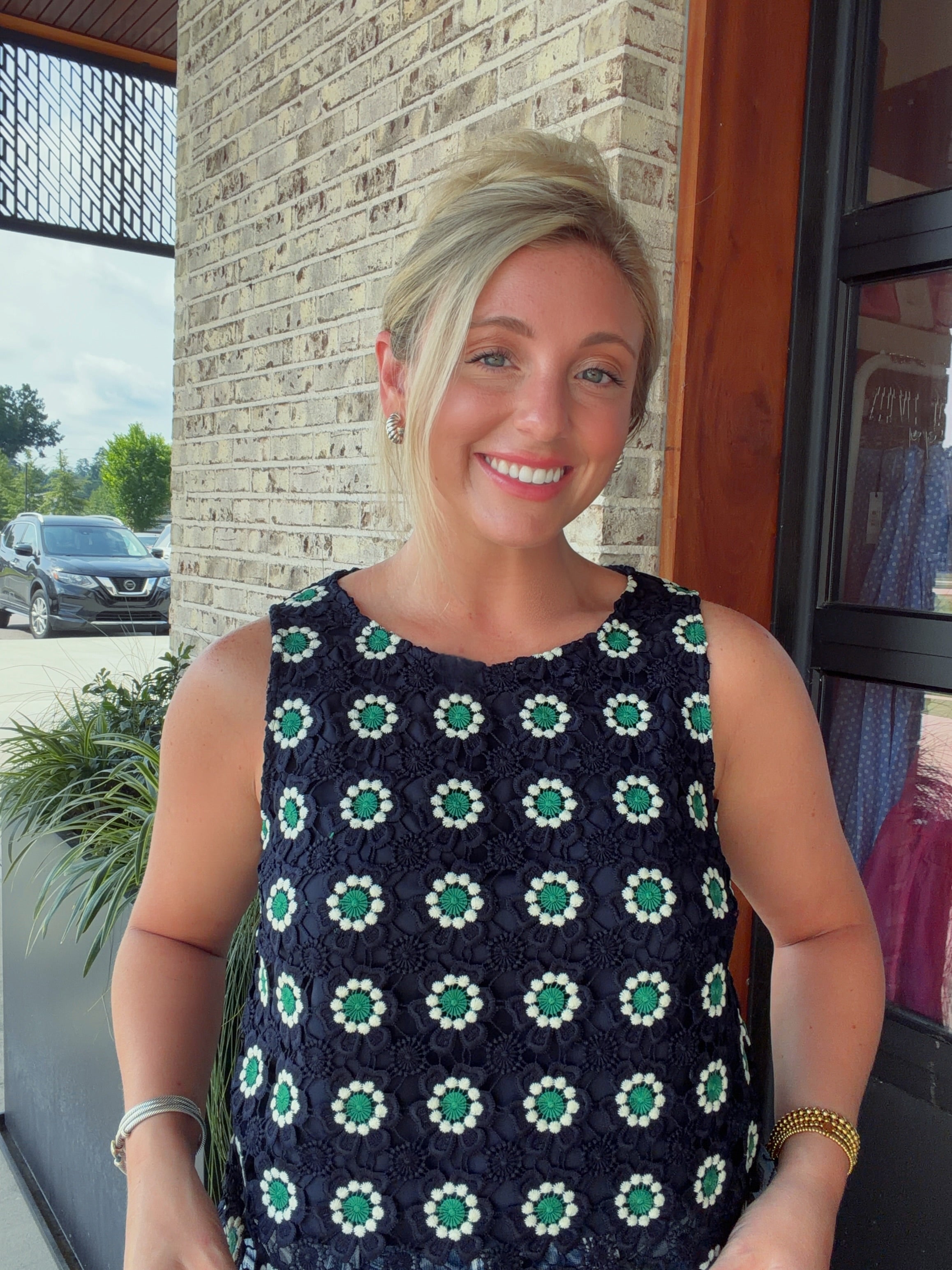 Riviera Crochet Sleeveless Tank